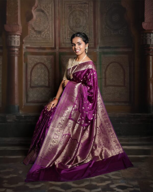 Pure Banarasi Saree - Image 2