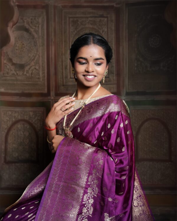 Pure Banarasi Saree - Image 3