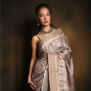 Linen Saree