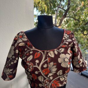 Brown Kalamkari Blouse