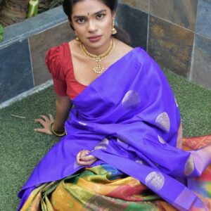 Kanchivaram Saree with Potly Pallu