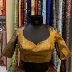 Gold Tissue blouse