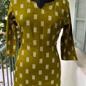 Pure Cotton Short Kurti