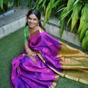 Kanchivaram Saree with Small Butta