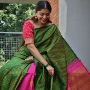 Kanchivaram Saree with Patli Pallu