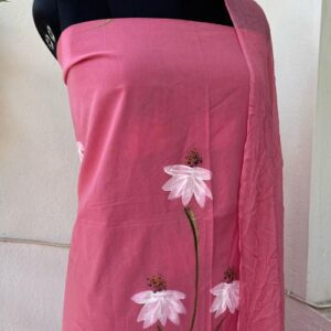 Pure Cotton Painted Dress Material
