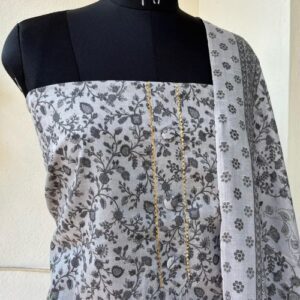 Pure Cotton dress material with cotton dupatta