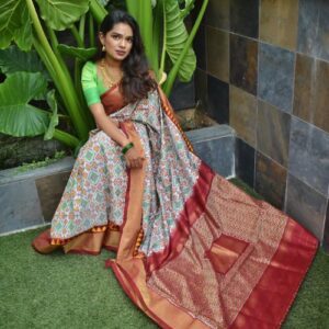 Pure handloom phochampalli saree