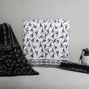 Pure Cotton Dress Material with Chiffon Dupatta