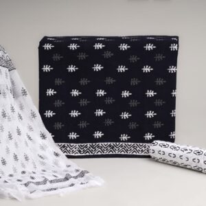 Pure Cotton Dress Material with Chiffon Dupatta