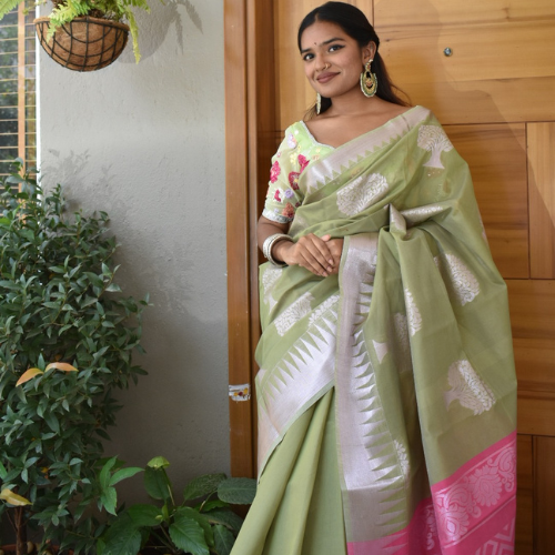 Cotton Silk Saree