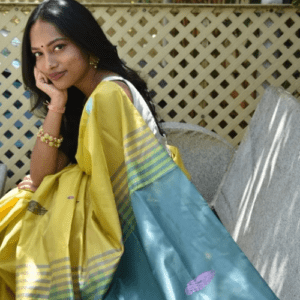 Banana Pith Silk Saree