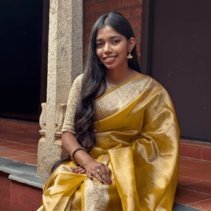 Ananya Yellow Tissue Saree