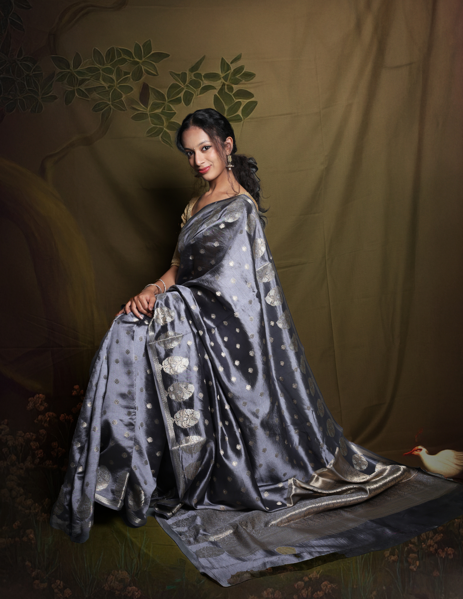 Pure Banarasi Silk Saree - Image 2