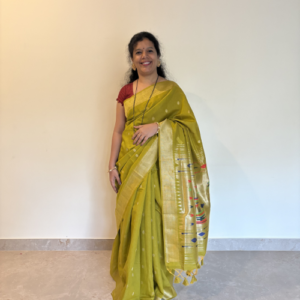 Yellow Paithani Saree