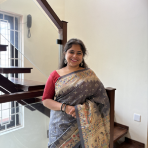 Grey Linen Saree