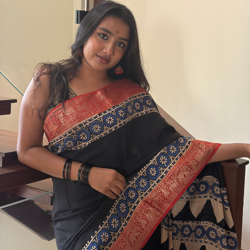 Royal Noir Dolla Silk Saree